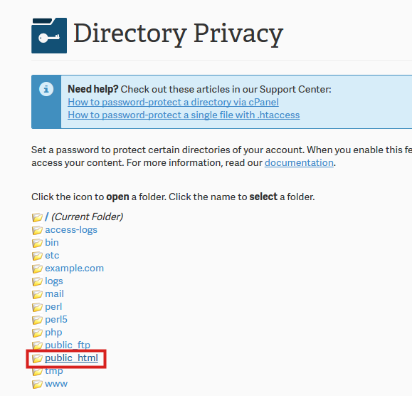 directory-to-protect