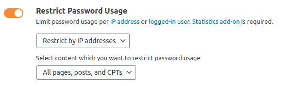 Smart Restriction: Restrict Access by IP address