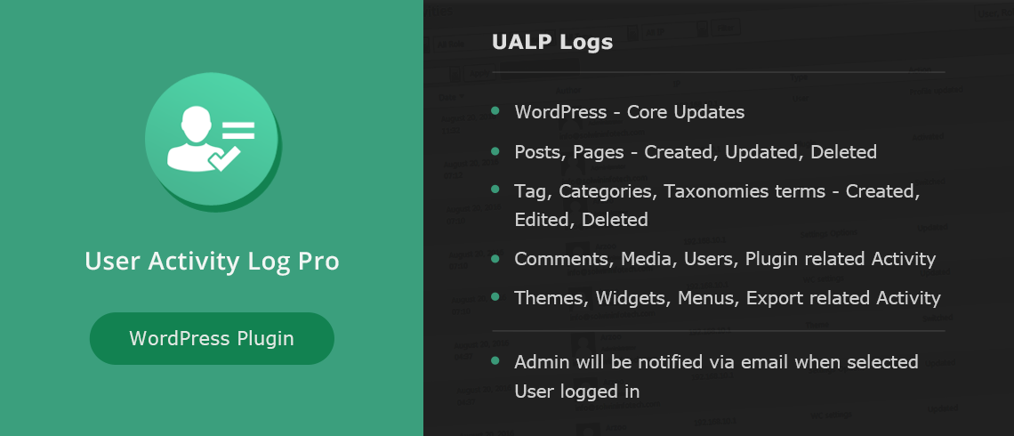  User Activity Log Pro