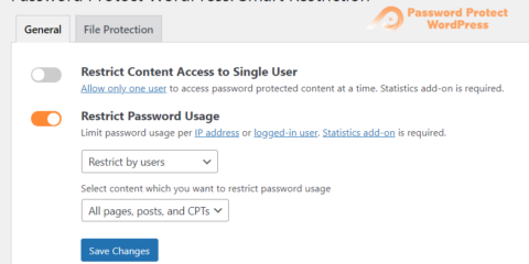 Smart Restriction: Limit Password Usage per User