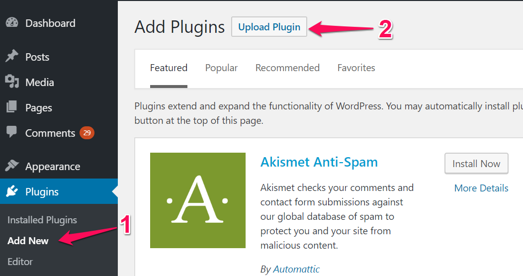 PPWP Pro: Upload plugins