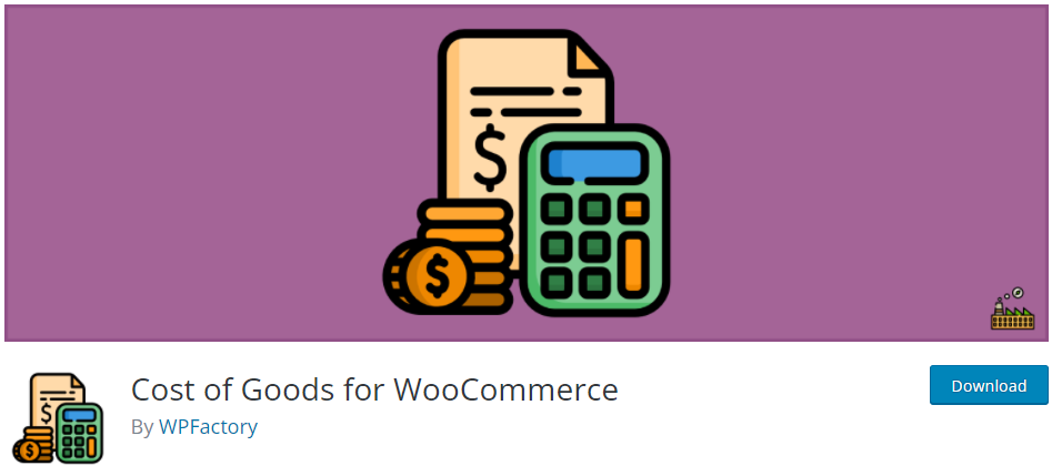 cost of goods for woocommerce