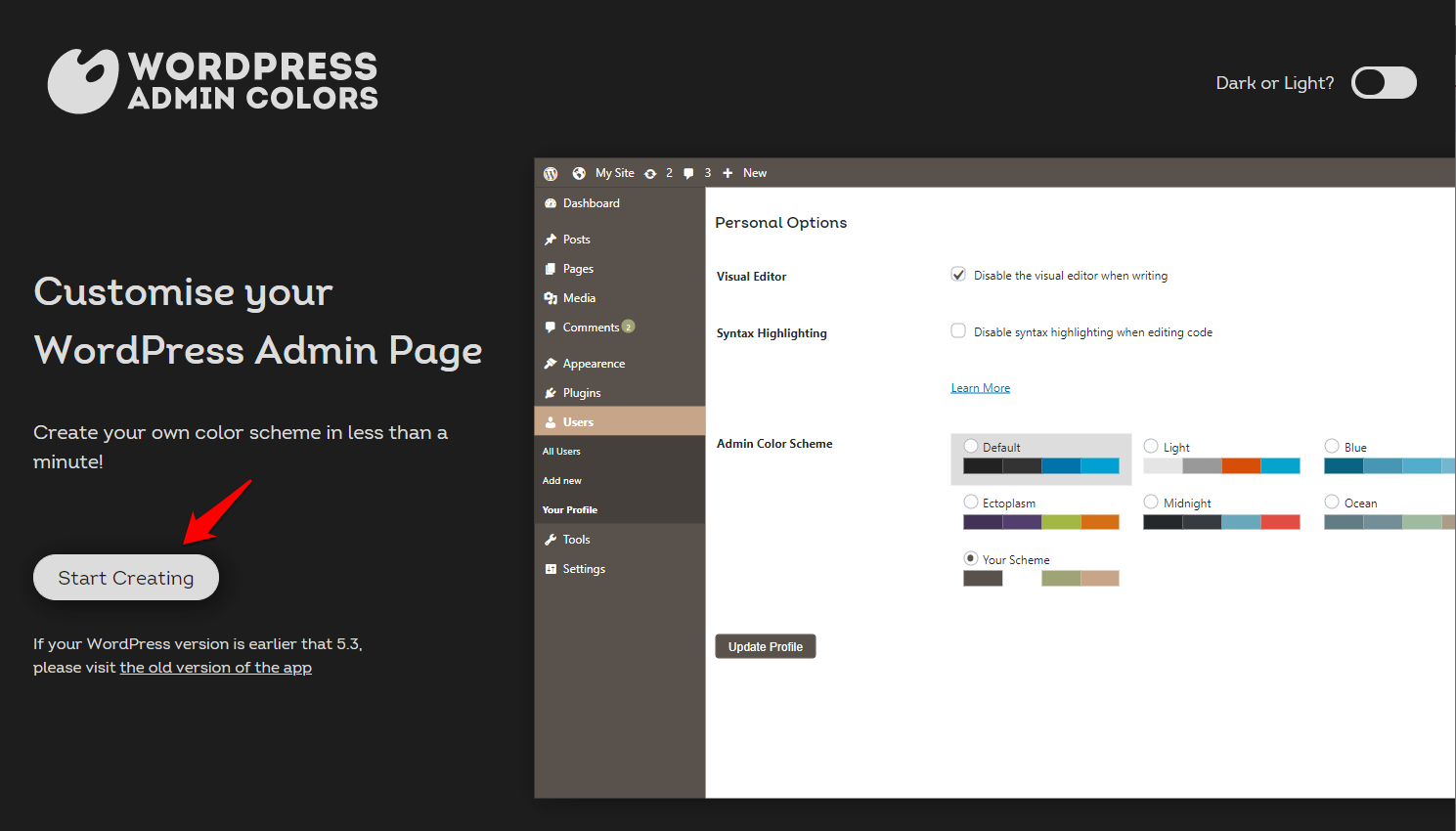 PPWP Pro: Create WordPress custom admin color scheme