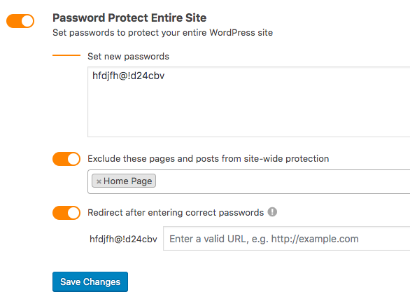 ppwp entire site protection