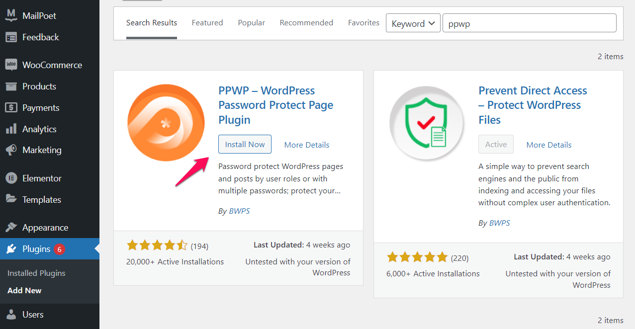PPWP Pro: Password protect WordPress staging sites with PPWP Pro plugin