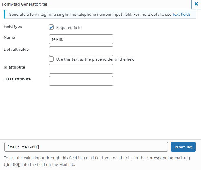PPWP Pro: Configure Contact Form 7 Tags Settings