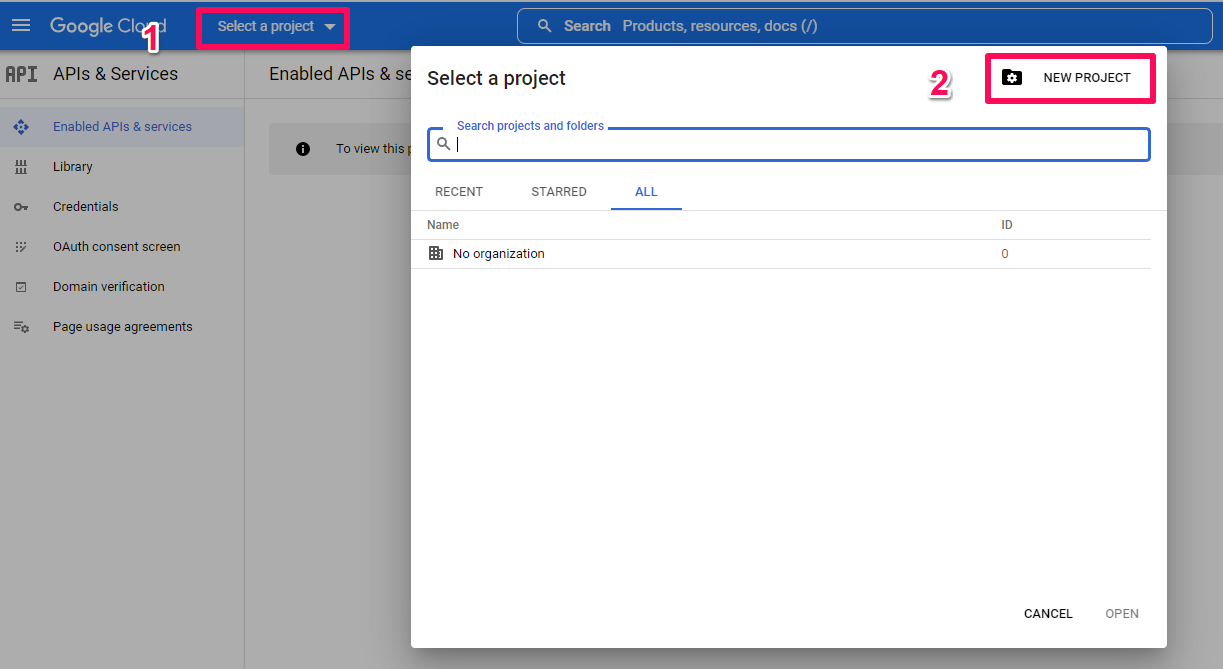 PPWP Pro: Create New Project