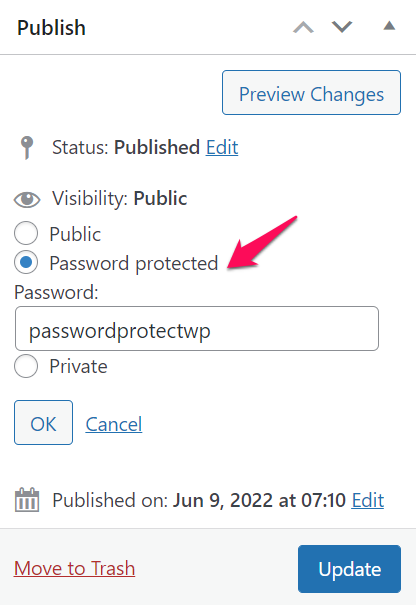 PPWP Pro: Default password protection function