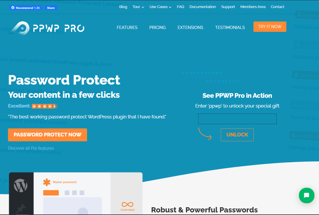 PPWP Pro: Password Prrotect WordPress static home page